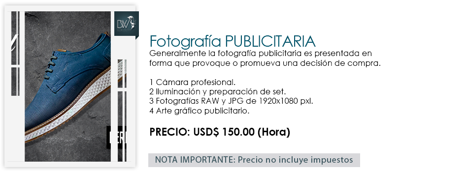 producción y edición gráfica de fotografía publicitaria