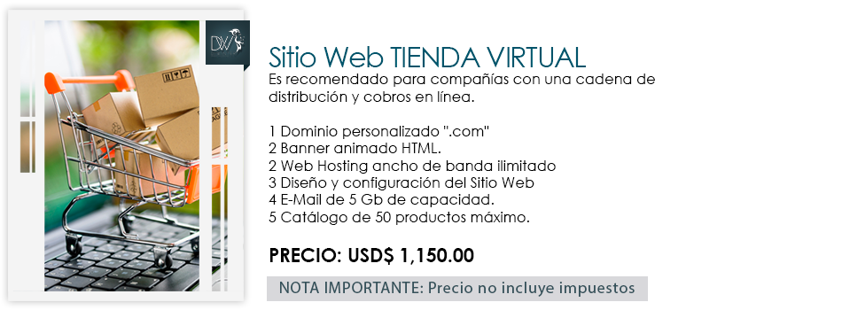 creación de tienda virtual